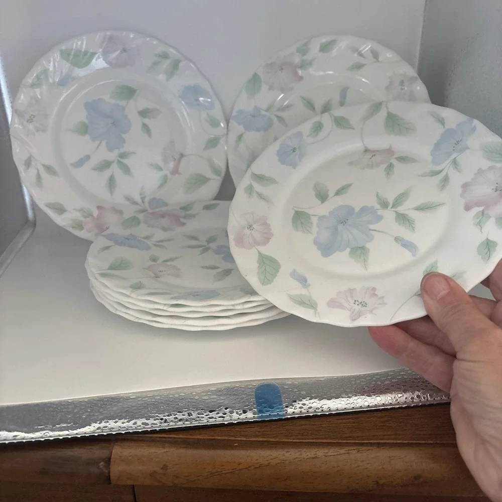 Set of 8 Arcopal France 'Chloe' Salad Plates 7.75
